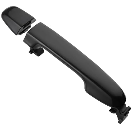 Image of Exterior Door Handle Front Right Passenger Side Compatible with Toyota Camry 2012 2013 2014 2015 2016 2017, Smooth Black