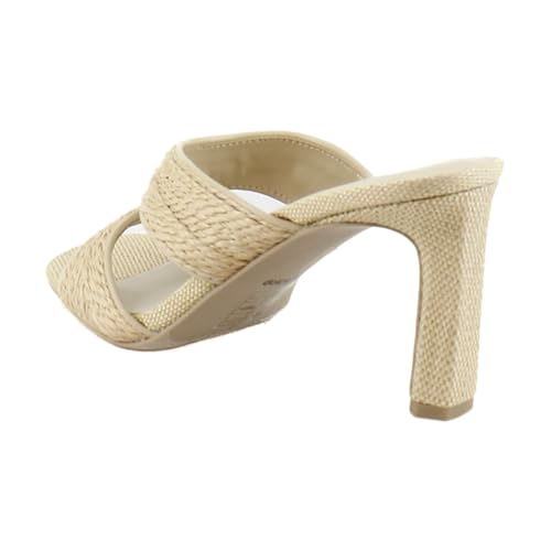 Image of Natural Raffia GITEL Heels by DOLCEVITA