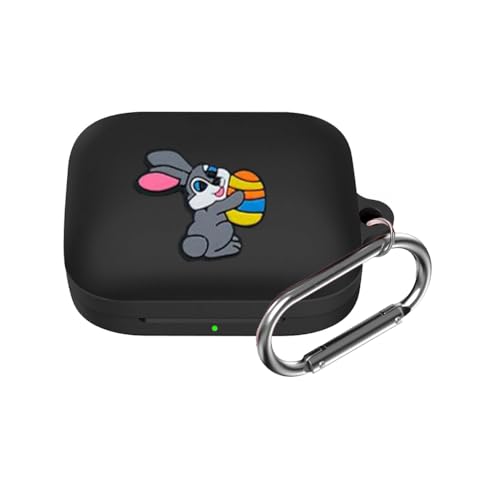 Image of WELCROS Soft Silicone Case Cover Compatible for Realme Buds Air 7 | 7 Pro (Rabbit, Cartoon)