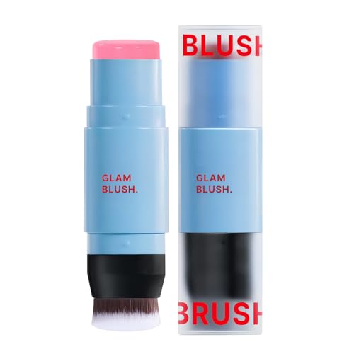Barra De Rubor Para Mejillas Y Labios - Rubor Multiusos Ligero Y De Larga Duración | Maquillaje Hidratante De Larga Duración Con Diseño Doble Punta Para Oficina Y Viajes