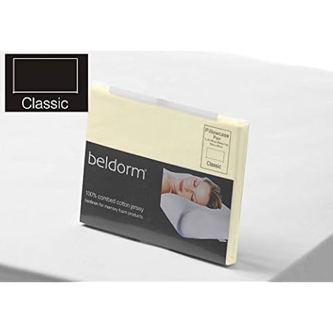 Belledorm Classic Cotton Pillowcase Pair, Ivory Cover