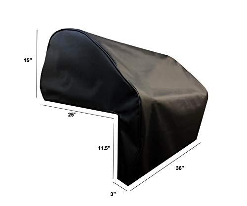 Windproof Covers 36 Inch Heavy Duty Premium Vinyl Grill Cover To Fit Wolf Built-In Grill #TOP1