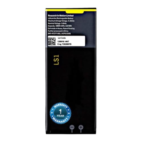 Image of Original LS1 Battery for BlackBerry Z-10 STC100-2 Z10 LTE STL100-3 BAT-47277-003 - (1800mAh) Battery with 1 Year Warranty**(SEPAO27)