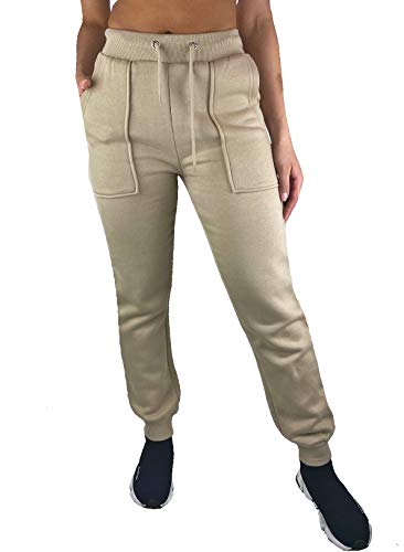 Worldclassca Damen Jogginghose Sweathose Hose Trainingshose Sporthose Lounge WEAR Joggers Fitnesshose Freizeithose Sweatpants Damenhose Designer Blogger XXS-L 32-40 (Beige, Numeric_36) Worldclassca Damen Jogginghose Sweathose Hose Trainingshose Sporthose Lounge WEAR Joggers Fitnesshose Freizeithose Sweatpants Damenhose Designer Blogger XXS-L 32-40 (Beige, Numeric_36)