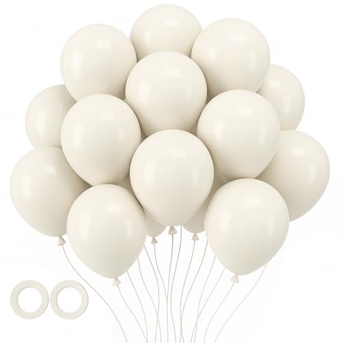 Image of Voircoloria 105pcs Sand Balloons 12inch Party Latex Balloons for Boys Girls Birthday Baby Shower Gender Reveal Wedding Sunflower Party Decorations