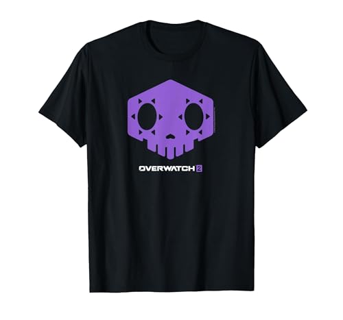 Overwatch 2 Sombra Icon Logo T-Shirt, Homme, Noir, L