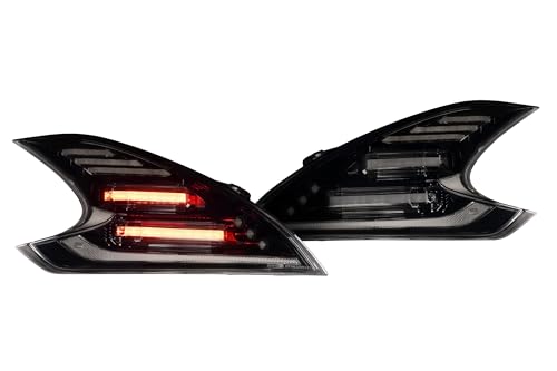 Morimoto Smoked XB LED Taillights Gen 2 for 2009-2021 Nissan 370Z Plug and Play Tail Light Assemblies (LF417)