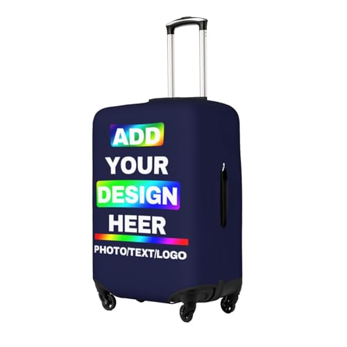 Custom Luggage Covers Add Your Own Name Photo Text Double-Sided for 18-32 Inch Suitcase Customized Elastic Washable Anti-Scratch Suitcase Cover For Travel Business2