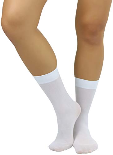 Image of ToBeInStyle Womens Pack of 6 Trouser Solid Print Anklet Socks