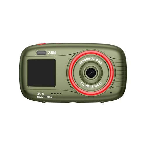 Cámara digital de 2,5 K y 48 MP con zoom de 16x para vídeos de alta nitidez