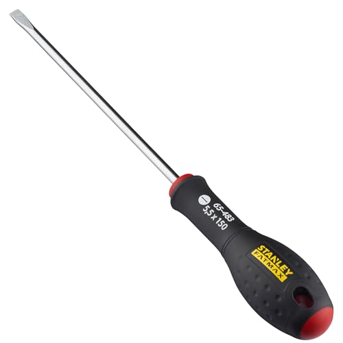 Stanley 0-65-483 Fat Max Screwdriver Flared 5.5X150Mm-Black And Red