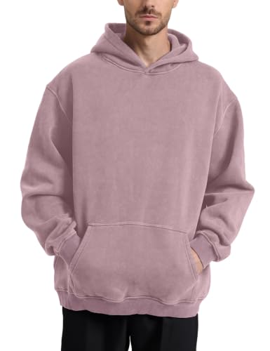 Image of Hatant Oversized Hoodie Sweatshirts for Men Couples Heavyweight Hoodies Pullover Vintage Mens Acid Wash Sweaters Clothes 2026