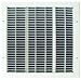 Shoemaker 1610 44" X 8" Gym Grade Grille