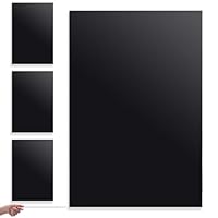 ABS Kunststoffplatten, 3mm 30 x 20 cm Glatte Oberfläche abs Kunststoffplatte, 4 Stück Schneidebare Kunststoffplatte, Schwarz Abs Platte, für Außenbereich für Basteln, Kotflügel, Heimdekoration