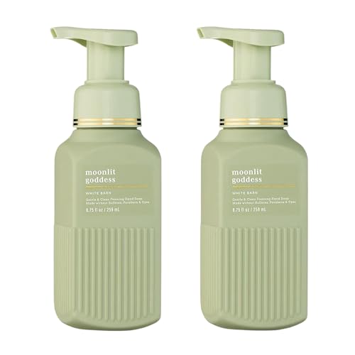 Bath & Body Works Gentle & Clean Foaming Hand Soap Moonlit Goddess Scent Non-Drying Made Without Sulfates & Parabens Foaming Hand Wash for Kitchen & Bathroom 8.75 fl oz - 2 Pack