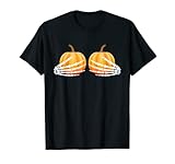 Halloween Toobs Pumpkin Hands Skeleton T-Shirt