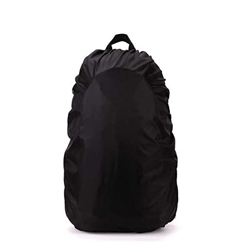 Warmiehomy Sac à Dos Hydrofuge Housses de Pluie Sac de Protection Contre la Pluie Housse de Pluie Contre l'eau et Protection pour Les Sportifs (Noir)