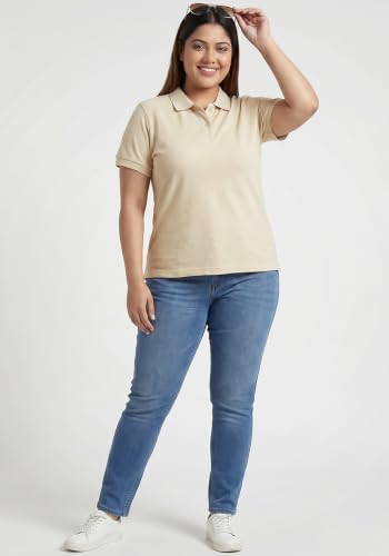 Image of Wear Your Opinion Womens Plus Size Polo Collar Neck T-Shirt Top