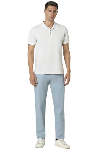 Image of Peter England Men's Slim Fit Mid Rise Pants