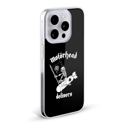 Carcasa iPhone 15 Motorhead gel flexible evita caídas libres 2