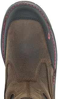 Wolverine Men's Overman Nano Toe 10 Inch WPF Work Boot, Brown/Black, 8.5 M US | Image 4