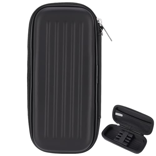 Invalidism Dart Case - Carrying Case for Steel or Soft Tip Darts Holds 3 Darts and Extra Accessories Built-in Storage Tubes and Pockets for Flights Tips Shafts
