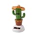 FUFRE Figuras Solares para Coche Cactus Muñeco Salpicadero Coche, Interesante Juguetes de Baile Solar para Oficina, Decoración de Mesa, Coche, Salpicadero
