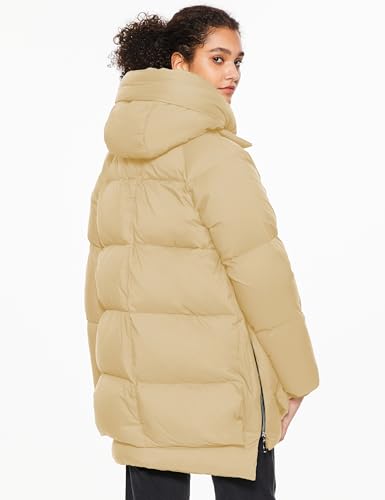 Orolay Women's Winter Puffer Jacket - Fleece Lined Hooded Down Coat Casual Overcoat with Pockets2