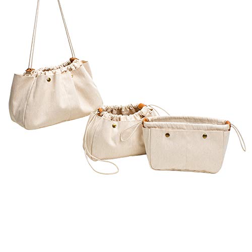 Yonben Canvas Purses And Handbags Organizers, Sturdy Purse Insert Organizer Bag In Bag Handbag & Tote Organizer, Inside Tote Pocketbook Women Nurse,Perfect For Speedy And More #TOP7
