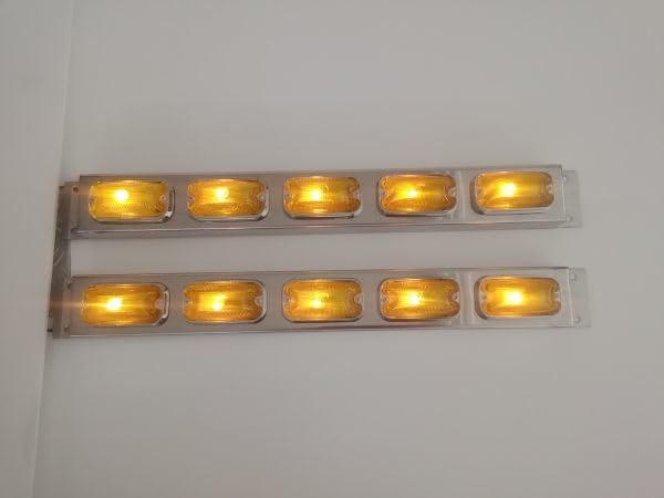 LED3連車高灯　イエロー ジェットイノウエ 3DハイパワーNEO 3連 車高灯 セット