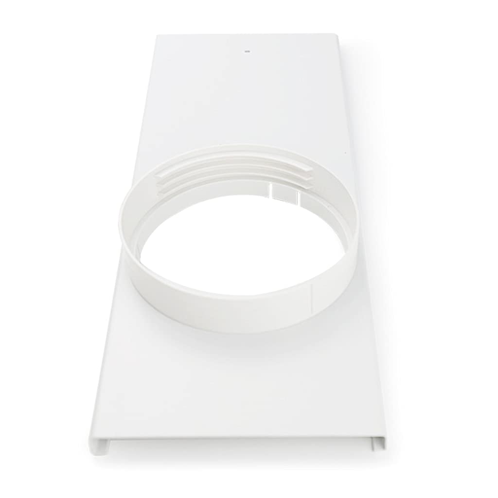 Finestra, 4 pezzi di deflettore 43-140 mm + interfaccia 150 mm | Finestra Guarnizione Tubo di Scarico Interfaccia per Portatile 150mm