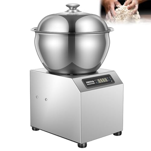 Commercial Electric Dough Mixer, 1100W Automatic Kneading Machine for Kitchen and Family Use