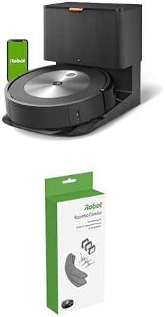 iRobot Roomba j7+ Self-Emptying Robot Vacuum with Replacement Parts Kit