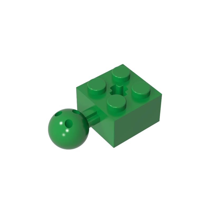 XYEIUGO 57909 Technic Brick Modified 2x2 with Ball and Axle Hole, 50 PCS — image 1