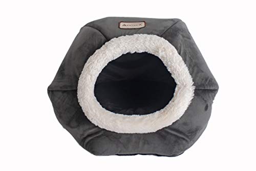 Armarkat Cat Bed Model C80Csh/Mb Gray Velvet 18 X 18 X 14 #TOP1