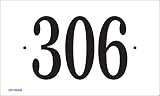 Address Plaque Personalized. Rectangle House Number Sign. Made in USA Custom & Economical Address Si