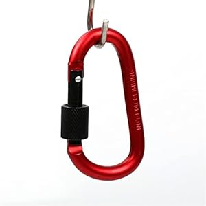SAJMAKUWLA Roter Aluminium Schnellverschlusskarabiner Hd911red
