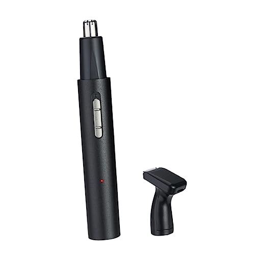 CALLARON 1Juego Recortador Eléctrico y Orejas Cuerpo Metálico Recargable Por USB Removedor De Facial Para Hombres y Mujeres Negro