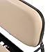 ECOTRIC Golf Cart Rear Seat Kit Compatible with Pre-1994 EZGO Marathon Models Flip-Folding Steel Frame Upgrade Tan Leather Look