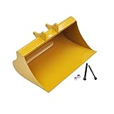 Linzhen Durable Full Metal Excavator Bucket for Huina 580 Excavator Parts Simulation Digging Bucket...