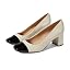 Cream Patent/Black