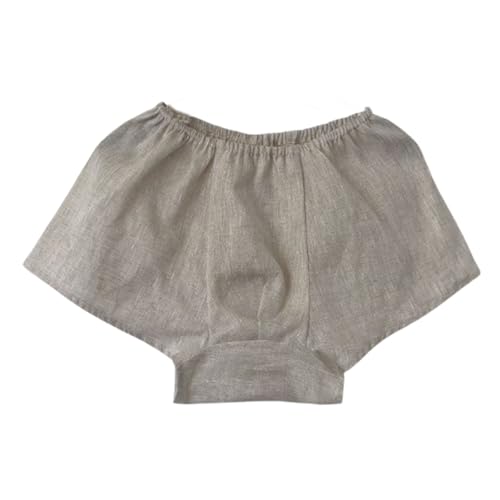 Ropa Interior 100% De Cáñamo For Hombres De Talla Grande XS-7XL Calzoncillos Tipo Bóxer Sueltos De Verano Calzoncillos Duraderos For Hombres(Natural Boxer 1,L)