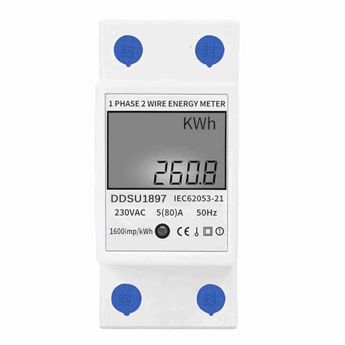 Medidor de energía digital monofásico para optimizar el consumo eléctrico en espacios reducidos
