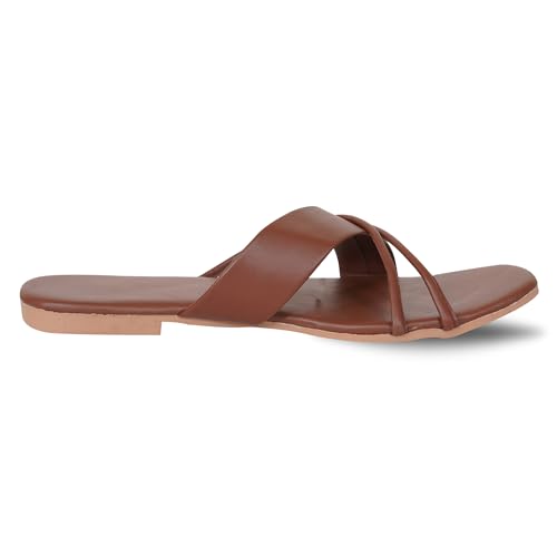 Image of Women's Lightweight Flip Flops | Comfortable Daily Wear Chappals | Soft Insole Slip-On Slippers for Girls & Women