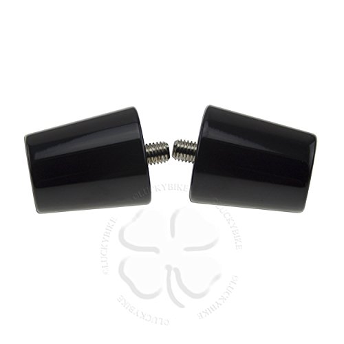 Black Anti Vibration Handle Bar End Weight Reducing For Kawasaki Ninja Slug