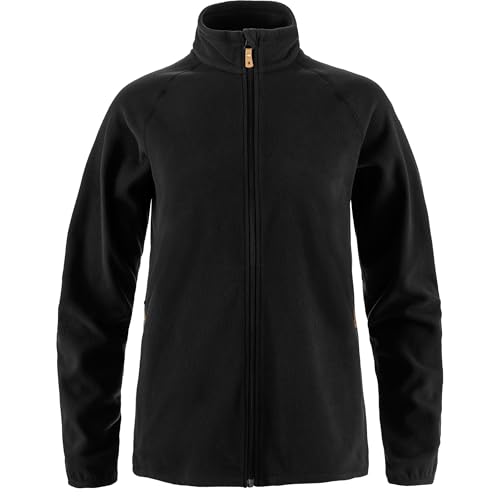 Fjällräven Damen Övik Lite Fleece Jacke, Black, L