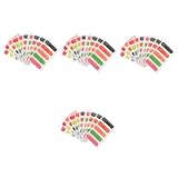 Kisangel Vendajes De Colores Vendajes Transpirables Parches De Cuidado Vendaje Adhesivo Suave Parches De Color Vendajes De Tela Hemostático Pegatinas PE Impermeable 50 Piezas X 4