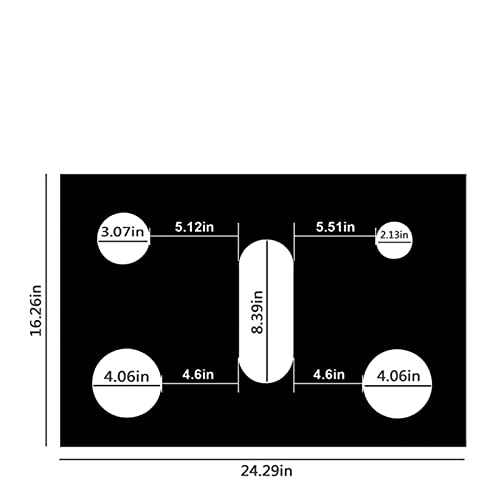 Miter Cubierta de estufa compatible con Samsung Gas Range con 2 unidades de cubiertas for grietas, revestimientos de horno reutilizables compatibles con la parte inferior del horno eléctrico y horno d - imagen 2