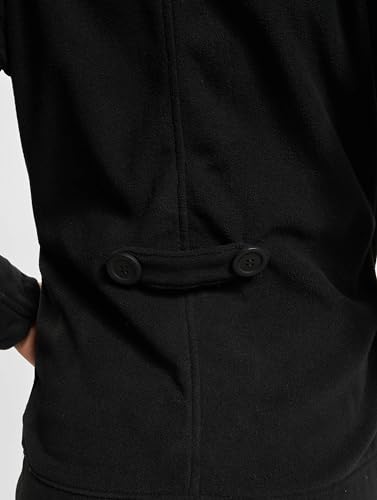 Brandit Women Square Fleece Jacket, Donna, Black, M - 6