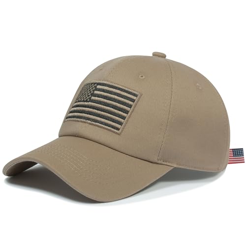 Image of American Flag Hat, Adjustable Fit USA Baseball Cap for Men Women, Dad Hats, Outdoor Ball Caps for Casual Wear